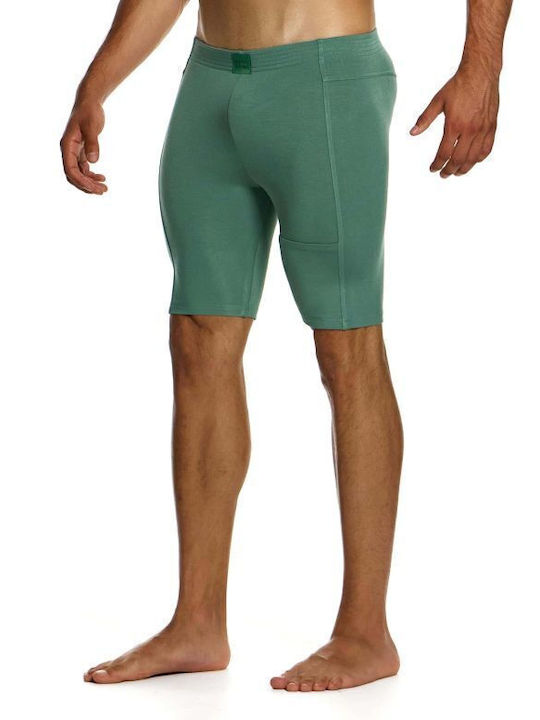 Modus Vivendi Herren Sportleggings Kurz Grün