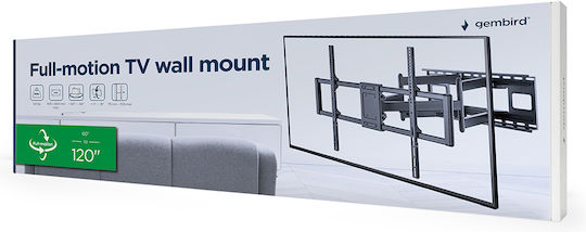 Gembird WM-120ST-01 Wall TV Mount with Arm up to 120"