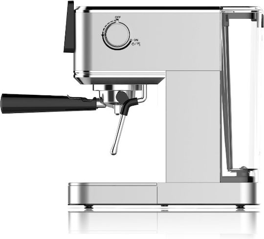 Rohnson Automatic Espresso Machine 1350W Pressure 20bar Silver R-98016