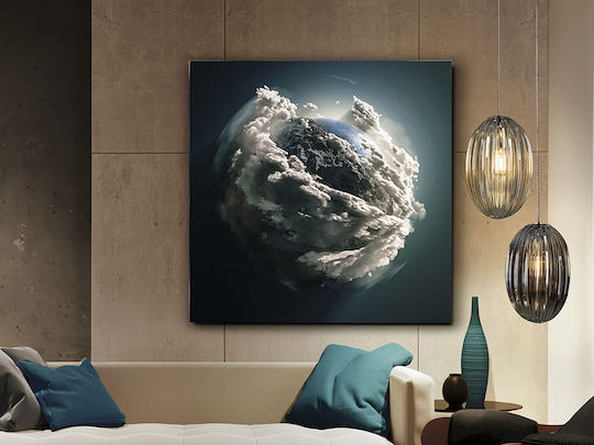 Madre Tierra Glass Painting 100x100 cm