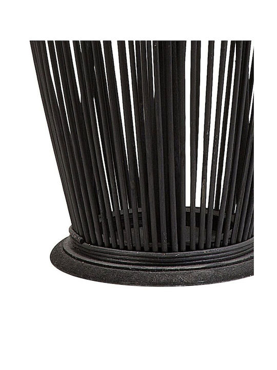 Beliani Wooden Black Lantern 72cm