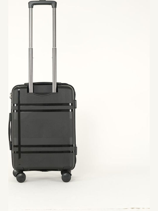 Cardinal Reise Koffer Kabine Hart Schwarz mit 4 Räder Höhe 48cm