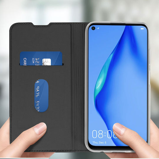 Slim Flip Wallet Case Business Series Huawei P40 Lite Black
