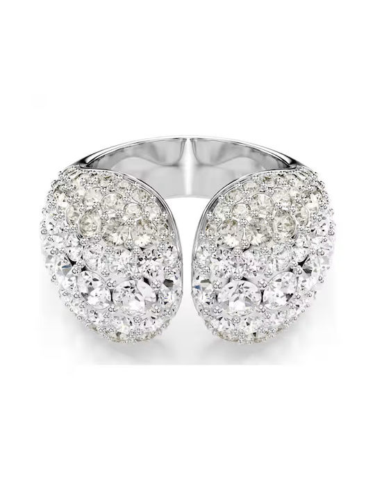 Swarovski Sublima Γυναικείο Δαχτυλίδι με Πέτρες από Ατσάλι
