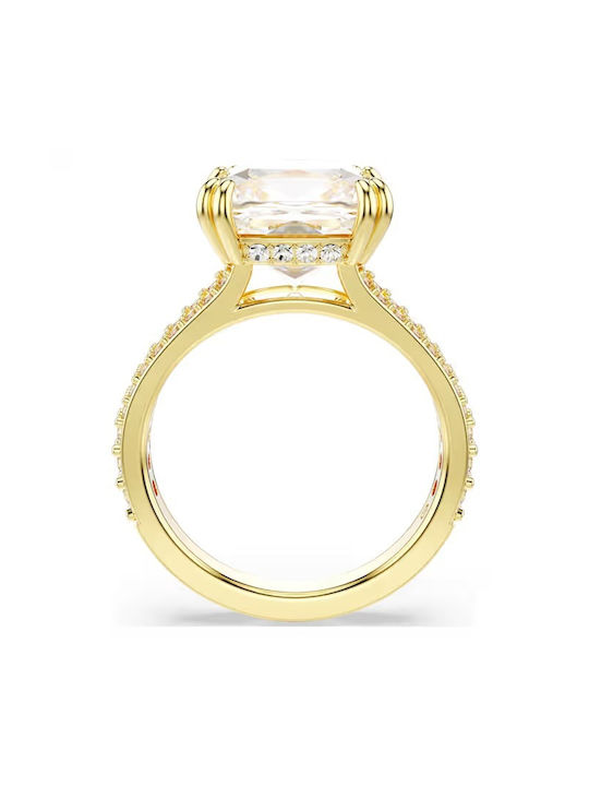 Swarovski Women's Gold Plated Ring Stilla with Zircon