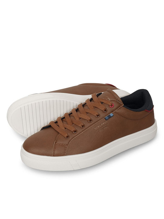 Jack & Jones Bale Pu Ανδρικά Sneakers Κονιάκ