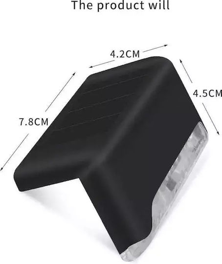 Set of 8 Solar Lights 5W 10lm with Warm White Light 3000K IP65 7.5cmx5cmx3.5cmcm