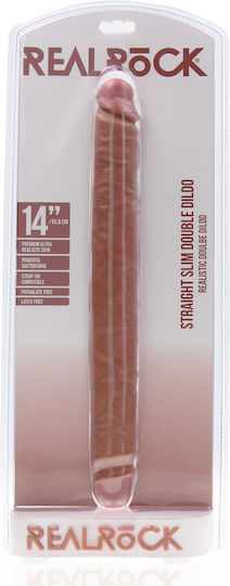 Dildo Realist Latin cu Două Capete 35cm