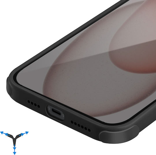 Carcasă Force Magsafe pentru Iphone 15 Plus 3m Air Frost Negru