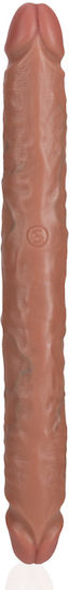 Shots Double Brown Dildo 30cm