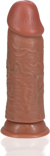 Shots Realistisches Dildo mit Saugnapf Braun 20cm