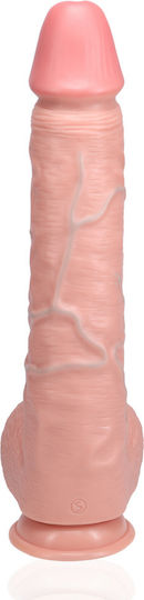 Shots Ρεαλιστικό Dildo με Όρχεις και Βεντούζα Flesh 38cm