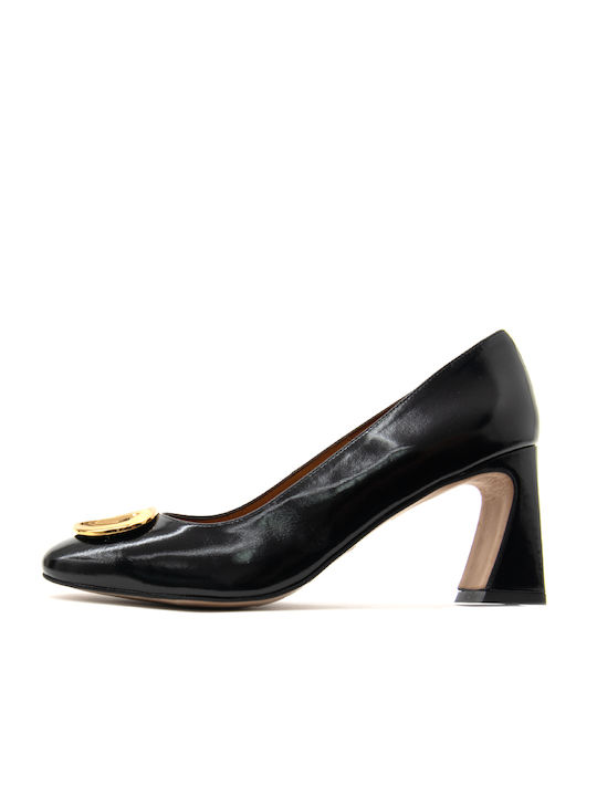 Angel Alarcon Leder Pumps mit hohem Absatz Schwarz