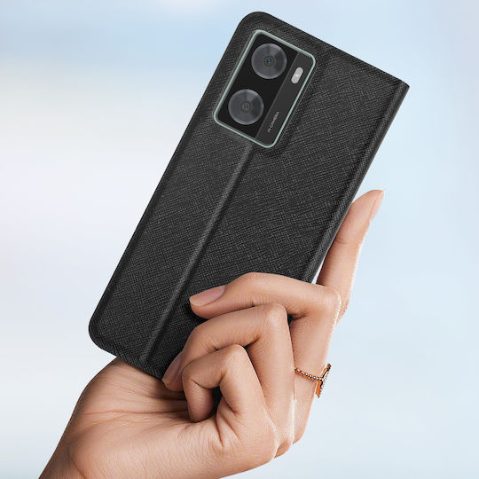 Калъф Oppo A57 Oppo A57s с държач за карти и поддържаща функция Bigben черен