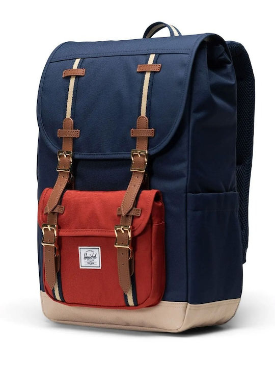 Herschel Little America 21lt Black Iris/Red Ochre/Twill