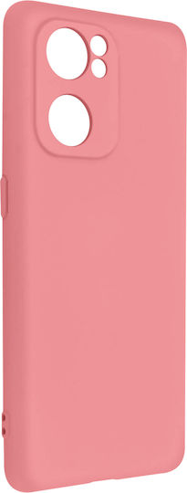 Hülle Oppo Find X5 Lite Silikon Halbfest Soft-Touch Oberfläche Rosa