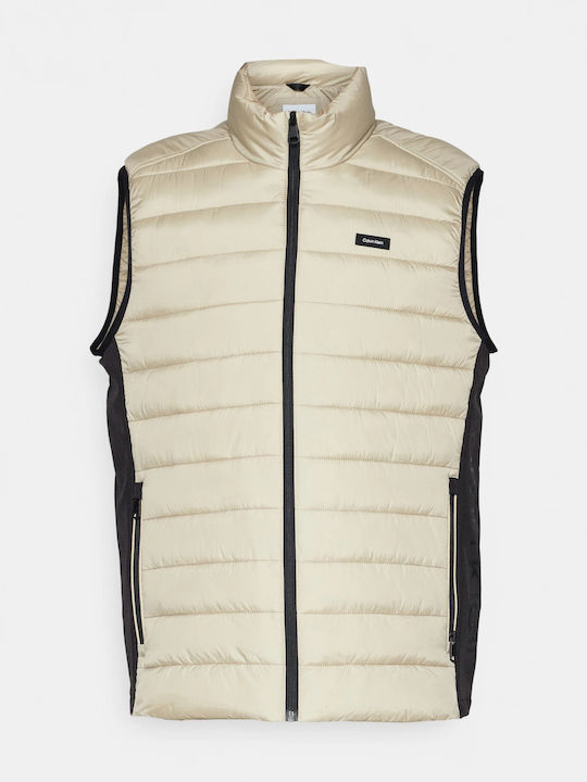 Sleeveless Jacket Puffer Waterproof Green