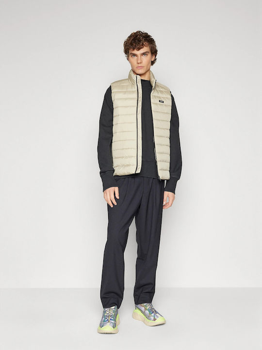 Sleeveless Jacket Puffer Waterproof Green