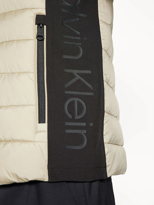 Sleeveless Jacket Puffer Waterproof Green