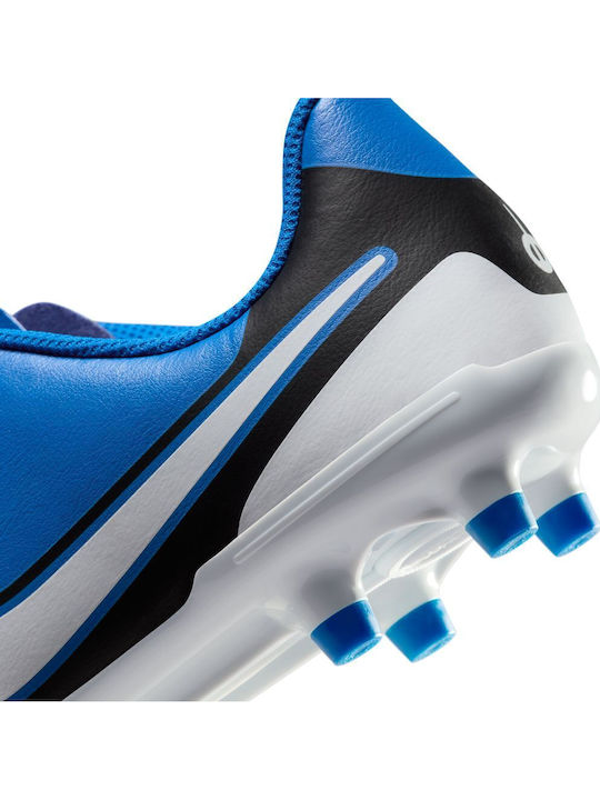 Jr Tiempo Legend 10 Kids Molded Soccer Shoes Blue