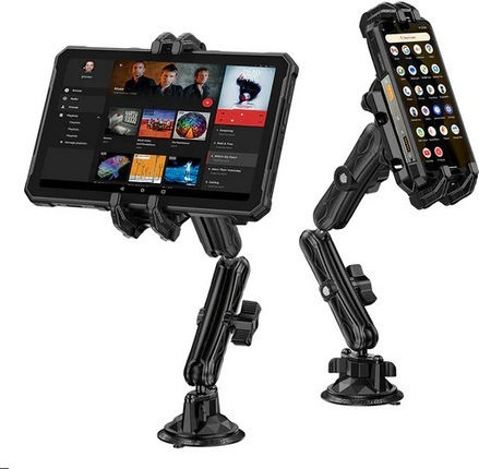 Ulefone Armor Mount Поставка за Мобилен Телефон за Кола с регулируеми куки Черна
