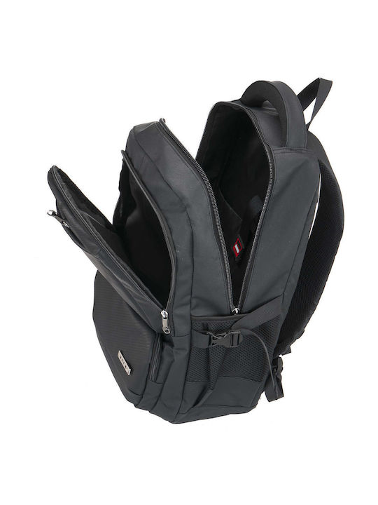 RCM Waterproof Backpack Backpack for 15.6" Laptop Black 5039-BLACK