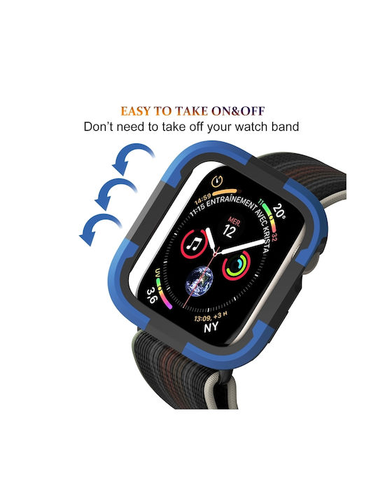 Силиконов Калъф в Син цвят за Apple Watch Ultra 49 мм