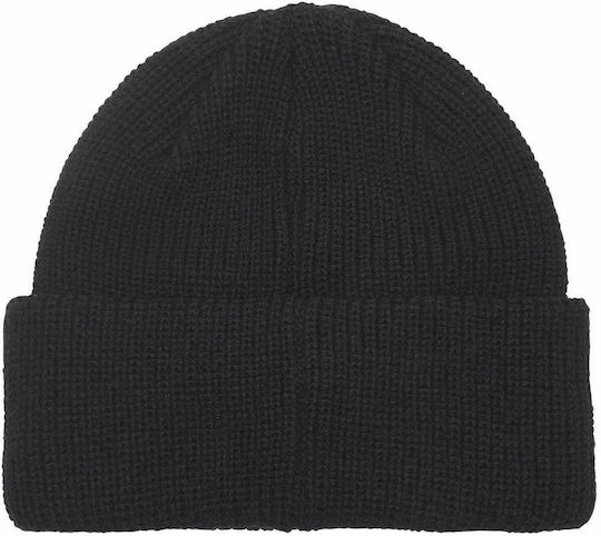 Mid Icon Patch Beanie Unisex Σκούφος Πλεκτός σε Μαύρο χρώμα