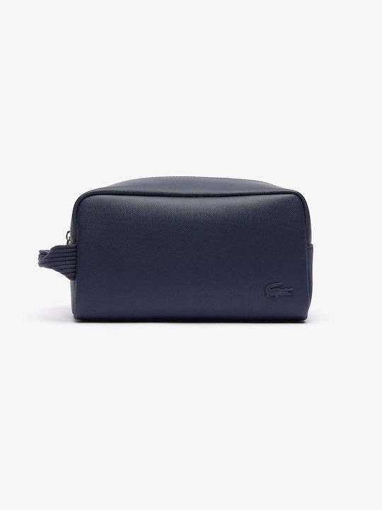 Lacoste Toiletry Bag in Navy Blue color 25.5cm