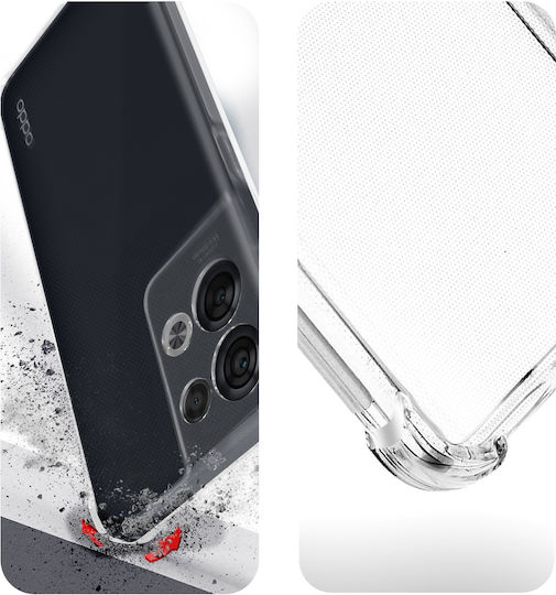Oppo Reno 8 5g Protection Pack Reinforced Case + Tempered Glass Transparent