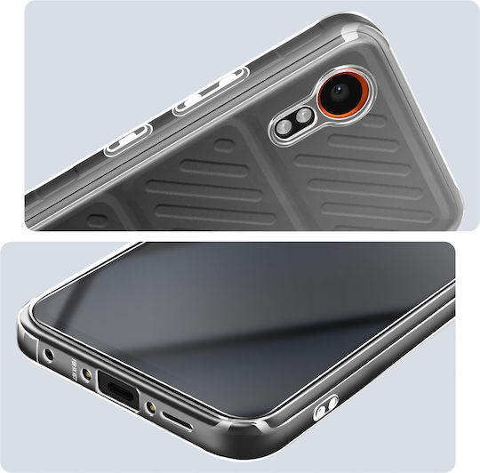 4smarts Case Galaxy Xcover 7 Case Rigid Tempeglass Screen Protector 9h Transparent