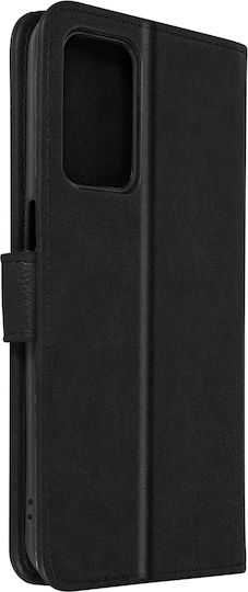 Case Oppo A16 A16s Clamshell Wallet Function Video Stand Black