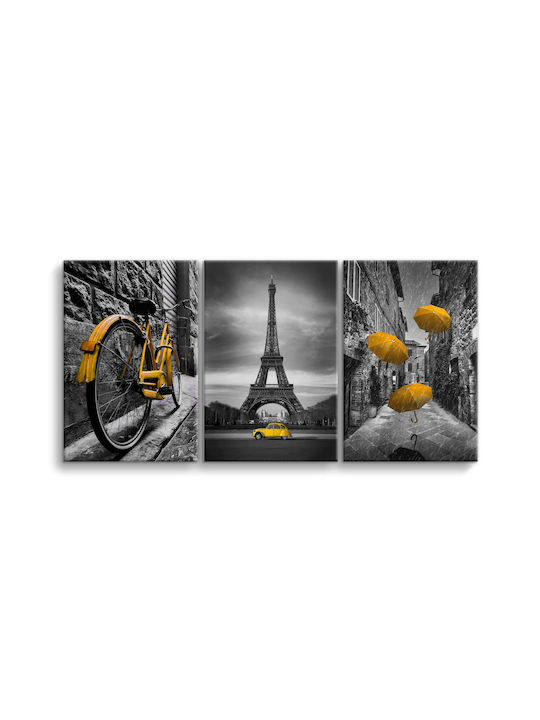 Naklejkomania Трикратен Картина Платнен 60x120см