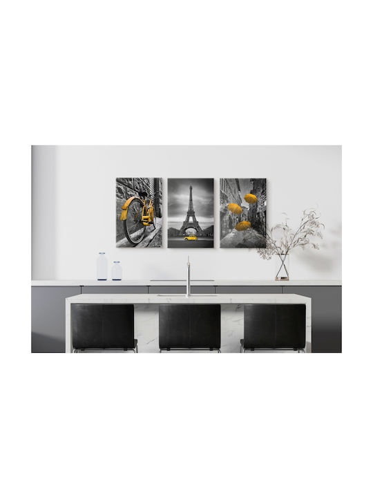 Naklejkomania Трикратен Картина Платнен 60x120см