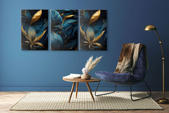 Naklejkomania Triplu Tablou pe Pânză 60x120cm