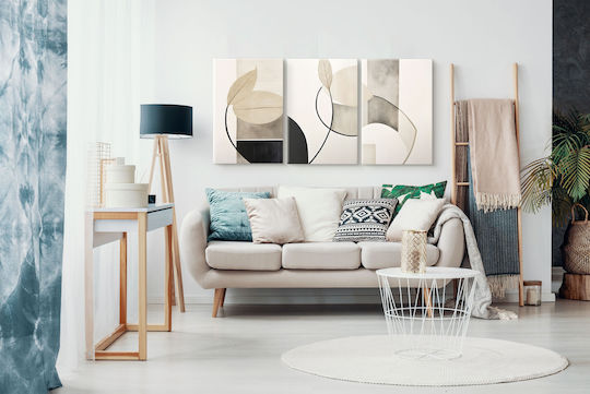 Naklejkomania Threefold Painting on Canvas 60x120cm