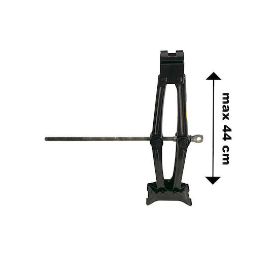 Hand Operated Scissor Jack for Weight Capacity up to 2.5 Tons