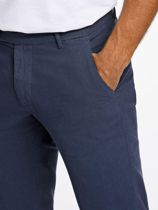 Men's Slim Fit Trousers DK Blue