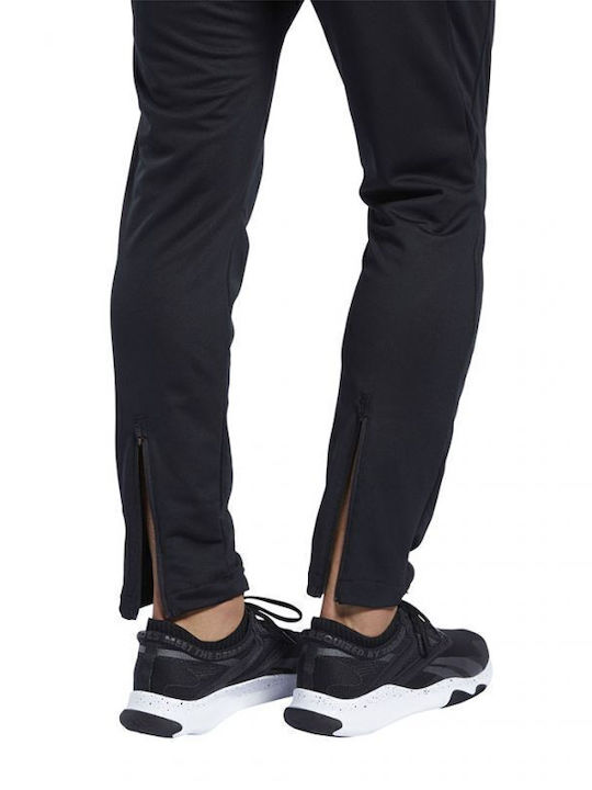 Workout Sweatpants Glossy without Elastic Black