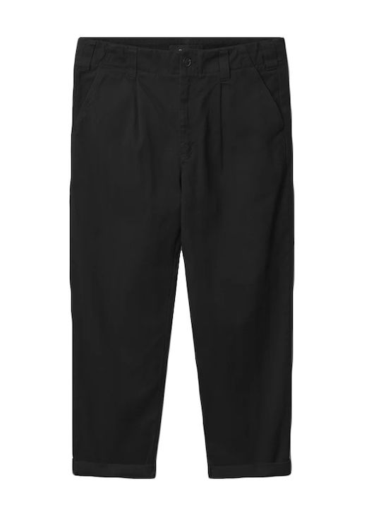 Παντελόνι σε Loose Εφαρμογή Μαύρο (Black)