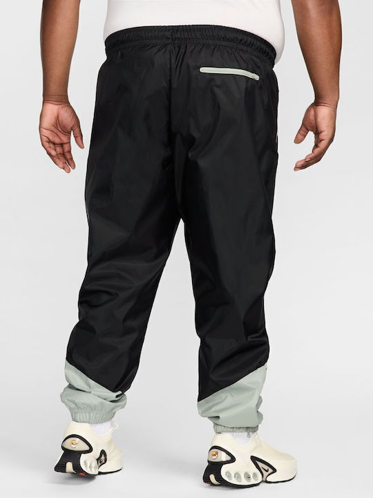 Windrunner Woven Lined Pants Jogginghose Glänzend mit Gummizug Pistachio