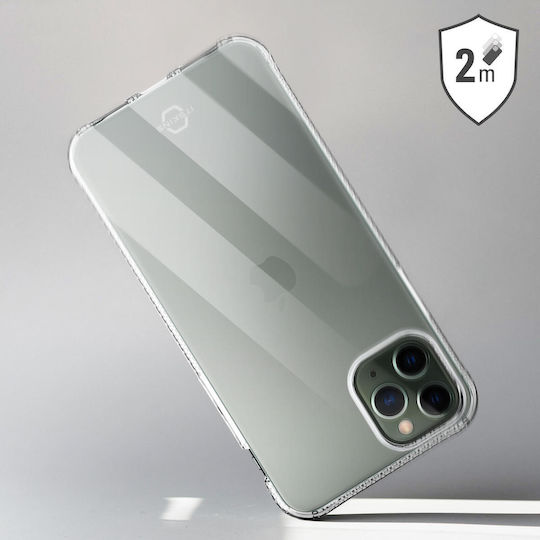 Hülle iPhone 11 Pro Verstärkt Stoßfest 2m Itskins Transparent