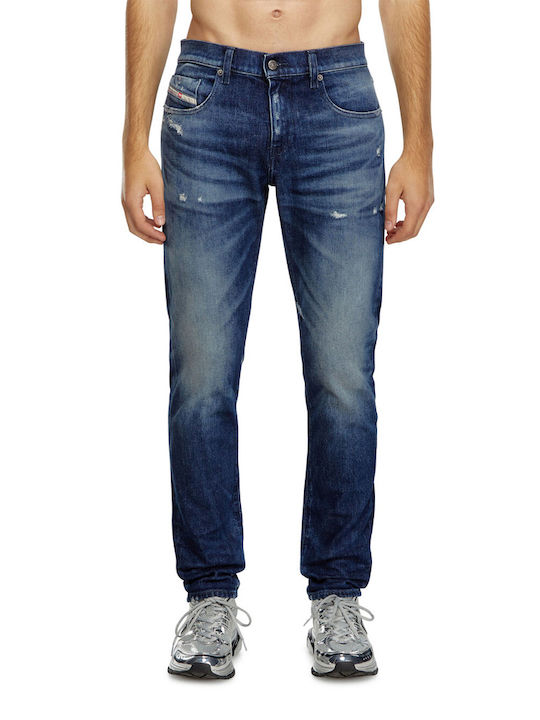 Diesel 2019 D-strukt Men's Jeans Pants in Slim Fit Blue