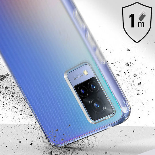 Case Vivo V21 Tryax Anti-fall System 1m Force Case Pure Series Clear
