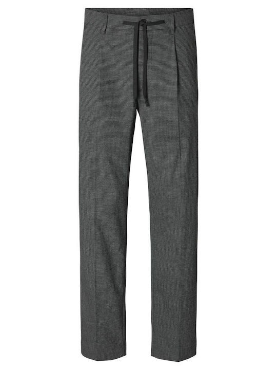 Homme Men's Trousers Tapered Dark Grey