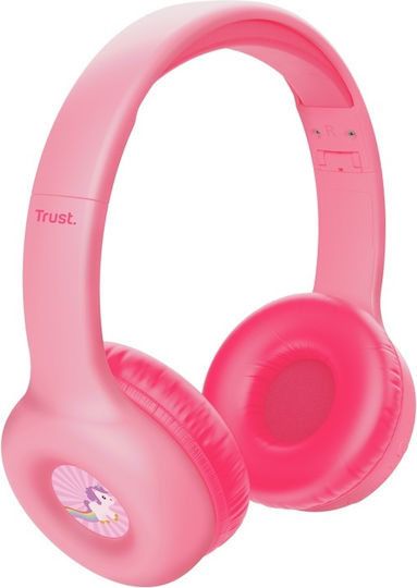 Trust Fără fir / Cu fir Pentru copii On Ear Căști Roz