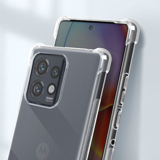 Калъф Avizar за Motorola Edge 40 Pro Удароустойчив Бъмпер Прозрачен