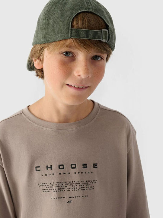 Kinderhemd Langarm Grey