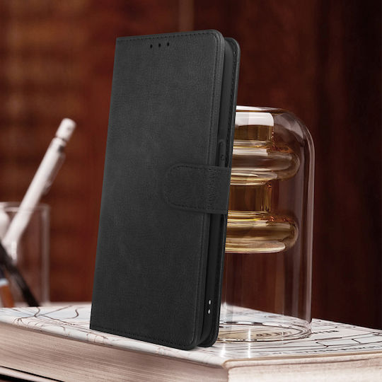 Husă portofel tip folio Oppo Reno 8 Pro 5G cu suport video negru