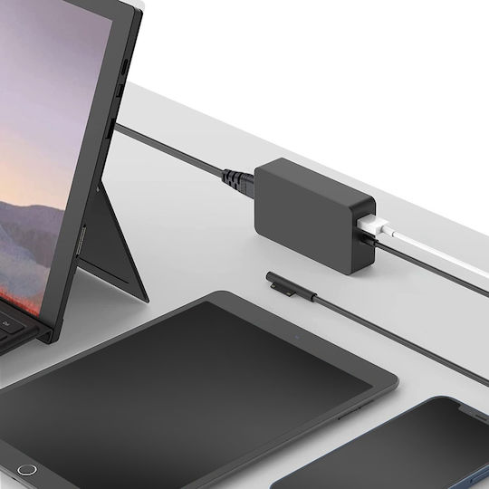 Avizar Φορτιστής Laptop 44W για Microsoft με Αποσπώμενο Καλώδιο Τροφοδοσίας